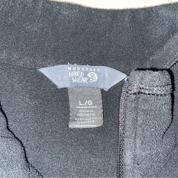 Mountain hardware fleece black quarter zip sweatshirt - Picture 4 of 8